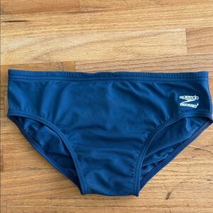 Speedo Endurance Navy Swim Briefs for competition swimming